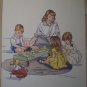 Tea Party Praying Grace Vintage Jenkins Litho Print Poster