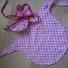 Friends 2B Made Build a Bear 2 piece bikini beach wrap checkered