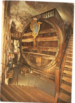 Heidelberg Castle Germany vintage postcard Giant Keg Beer