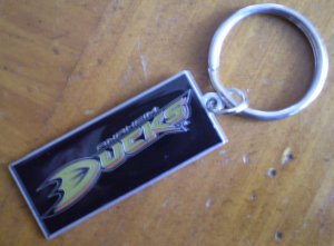 Mighty Ducks Keychain Key Chain Anaheim Enamel