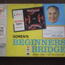Goren's Beginners Bridge Milton Bradley 1967 4754 MB