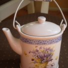 Hallmark Nature's Sketchbook Teapot Candle Miniature Marjolein Bastin