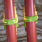 Avon Autumn Harvest Sculptured Tapers 10in 1983 Lot 2 In Box
