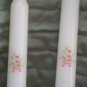 Avon Heart Taper Candles 1985 10in Gift Collection Lot 2