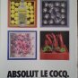 Absolut Vodka Ad lot Rodrigue Warhol Le Cocq Britto Marine 1995