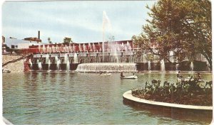 Vintage Postcard Fuente en el Parque Alcalde Fountain Mexico Guadalajara