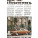 Buick Open 1900 Sport Coupe Vintage Ad 1971 Car Automobile