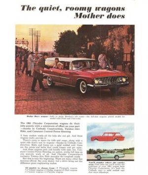Dodge Dart Wagon Chrysler Red Station Vintage 2-page Ad 1961