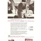 Trailways Silver Anniversary Bus Vintage Ad 1961