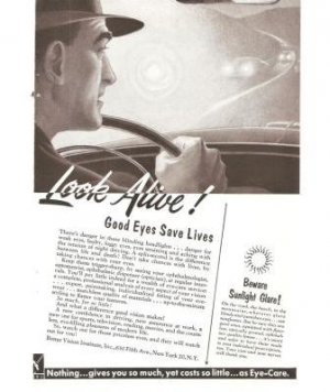 Better Vision Institute Good Eyes Vintage Ad 1952