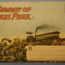 Summit Pikes Peak Colorado Souvenir Folder Photograph Manitou 1938