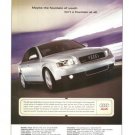 Audi A4 Ad 8 x 10.5 Original Automobile