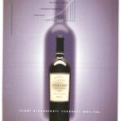Sterling Vineyards Merlot Wine Ad 8 x 10.5 Original Napa Valley