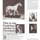 Gauloises Cigarettes 1967 Vintage Ad Smoker in Cleveland