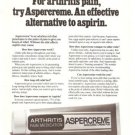 Aspercreme Vintage Ad 1983 Arthritis Pain Medication Creme Rub