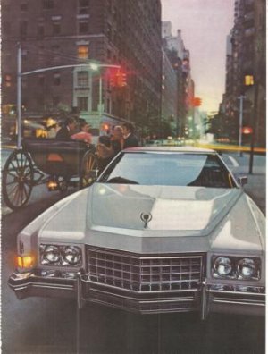 Cadillac Eldorado Car Vintage 2-page Ad 1972
