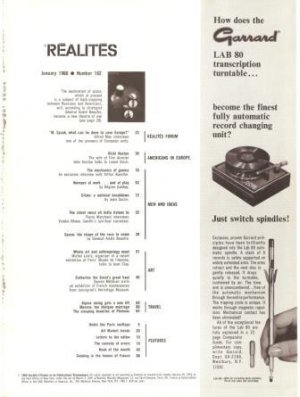 Garrard Lab 80 Automatic Spindle Vintage Ad 1966