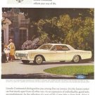 Lincoln Continental Ford Coupe Car Vintage Ad 1966
