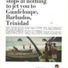 Air France Guadeloupe Barbados Trinidad Vintage Ad 1966