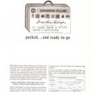 Diners Club Credit Card Packed Ready to go Vintage Ad 1965