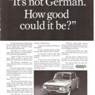 Renault 10 It's Not German Vintage Ad 1967