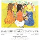 Epko Galerie Romanet Vercel Sur la plage Vintage Ad 1965