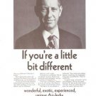 Air India If You're A Little Bit Different Vintage Ad 1967