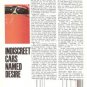 Indiscreet Cars Named Desire 9p Article 1967 Bruno Celice Jean Jacques Hourcle
