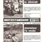 Motostandard Tractor French Vintage Ad 1966