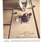 Japan Air Lines JAL Tea French Vintage Ad 1960's