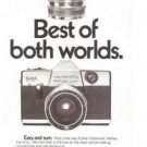 Best of Both Worlds Kodak Camera Instamatic Reflex 1969 Vintage Ad