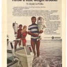 Chrysler Lo Profiles Outboard Depth Minder Boat Vintage Ad 1971