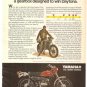 Yamaha Enduros Dirt Bike 125 AT1-C Vintage Ad 1971
