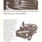 Peugeot Car 2595 Michelin X Tires 1965 Vintage Ad