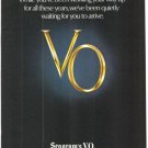 VO Seagram Canadian Whisky V O Vintage Ad 1978