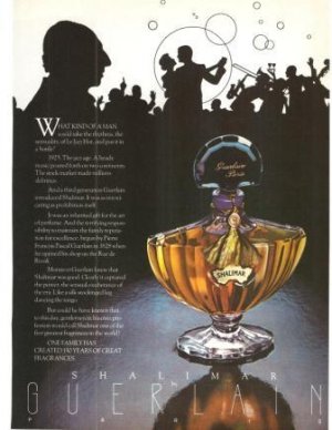 Shalimar Guerlain Le Jazz Hot Perfume Vintage Ad 1978