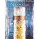 O de Lancome Eau de toilette fraiche Vintage Ad June 1971 French