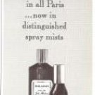 Jolie Madame Balmain Hand Lotion Vintage Ad 1965