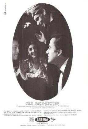 Sabena Pace Setter Belgian World Airlines Vintage Ad May 1966 French
