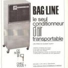 Ariagel Bag Line Airconditioner Filter Refrigerator Vintage Ad May 1966 French