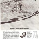Culligan Water Filter Swimming Pool Vintage Ad 1966 French