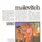 Malevitch 6p French Article May 1966 Jean Clay Artist