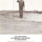 Roneo Office Furnishings Golfer Vintage Ad April 1966 French