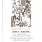 L Afrique Meridionale Transports Aeriens Portugal Vintage Ad April 1966 French