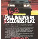 Volvo Intercooled Turbo Car Vintage Ad 1984 Olympic Games