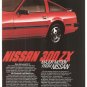 Nissan 300 ZX Major Motion 2-page Vintage Ad 1984 Olympic Games