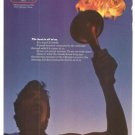 Bud Light Beer Torch Best in all of us Vintage Ad 1984 Olympic Games