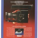 RCA Color Small Wonder Video Camera Vintage Ad 1984 Olympic Games