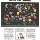 Pacific Bell Challenges Fiber Optics Vintage Ad 1984 Olympic Games