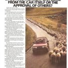 Saab 900 5-speed AC Turbo Sheep Vintage Ad 1984 Olympic Games